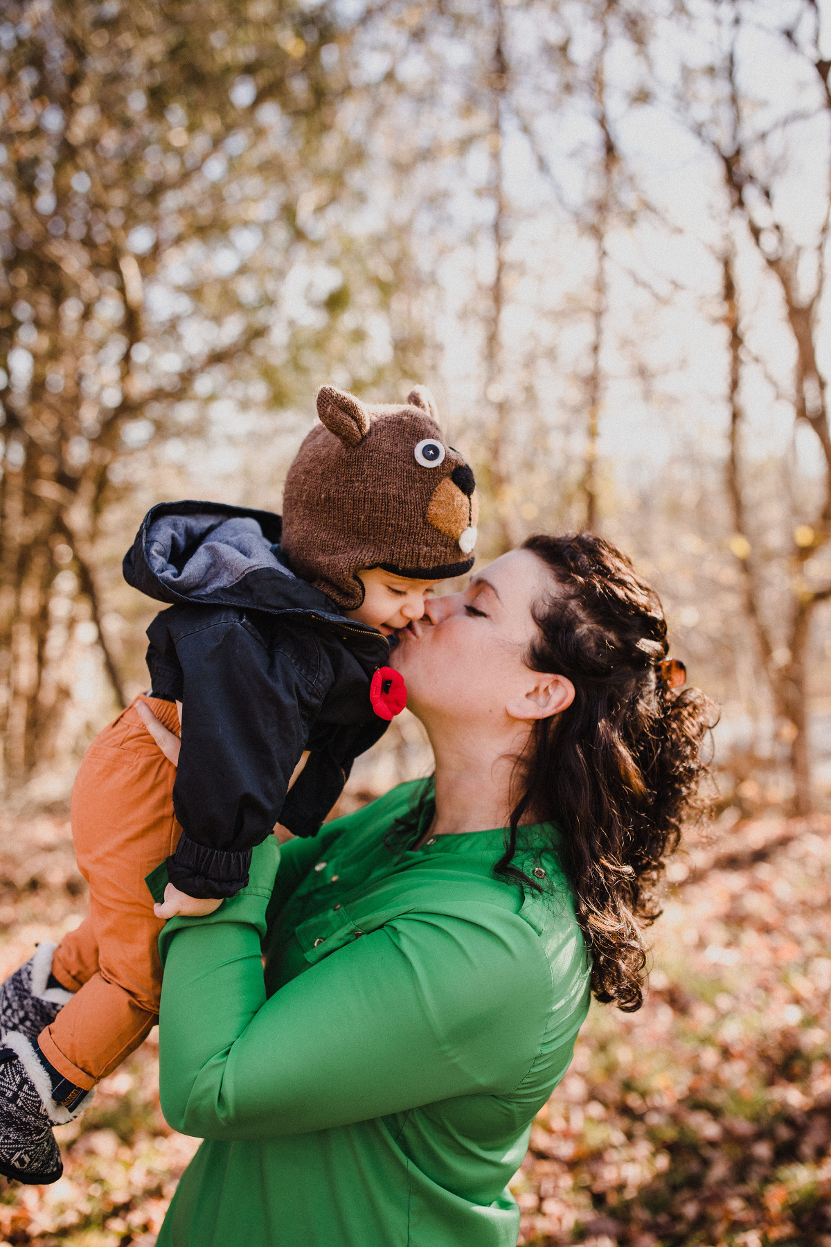 Alana Robertson poses with her son Deacon