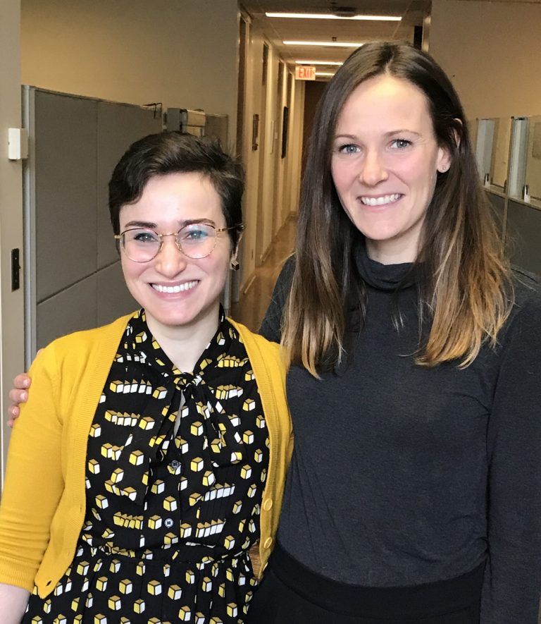 Dr. Sarina Isenberg and Stephanie Saunders