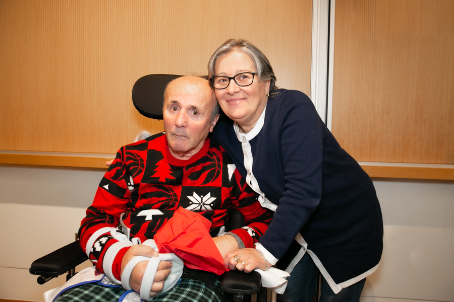 Serving patients festive cheer