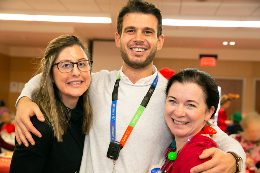 Serving patients festive cheer