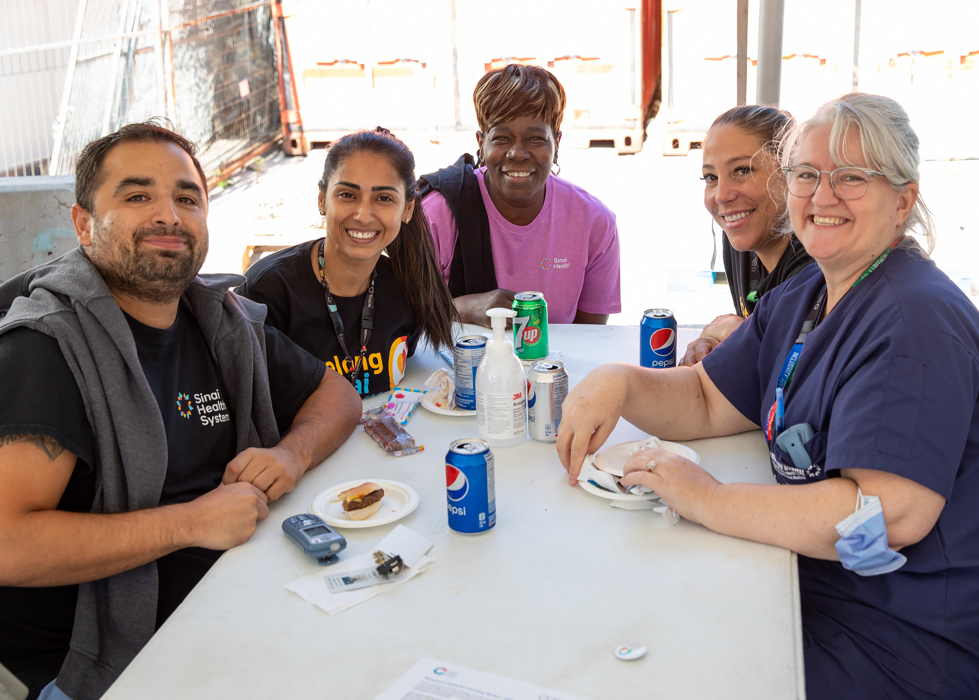 Celebrating together at Sinai Health’s People Appreciation BBQ