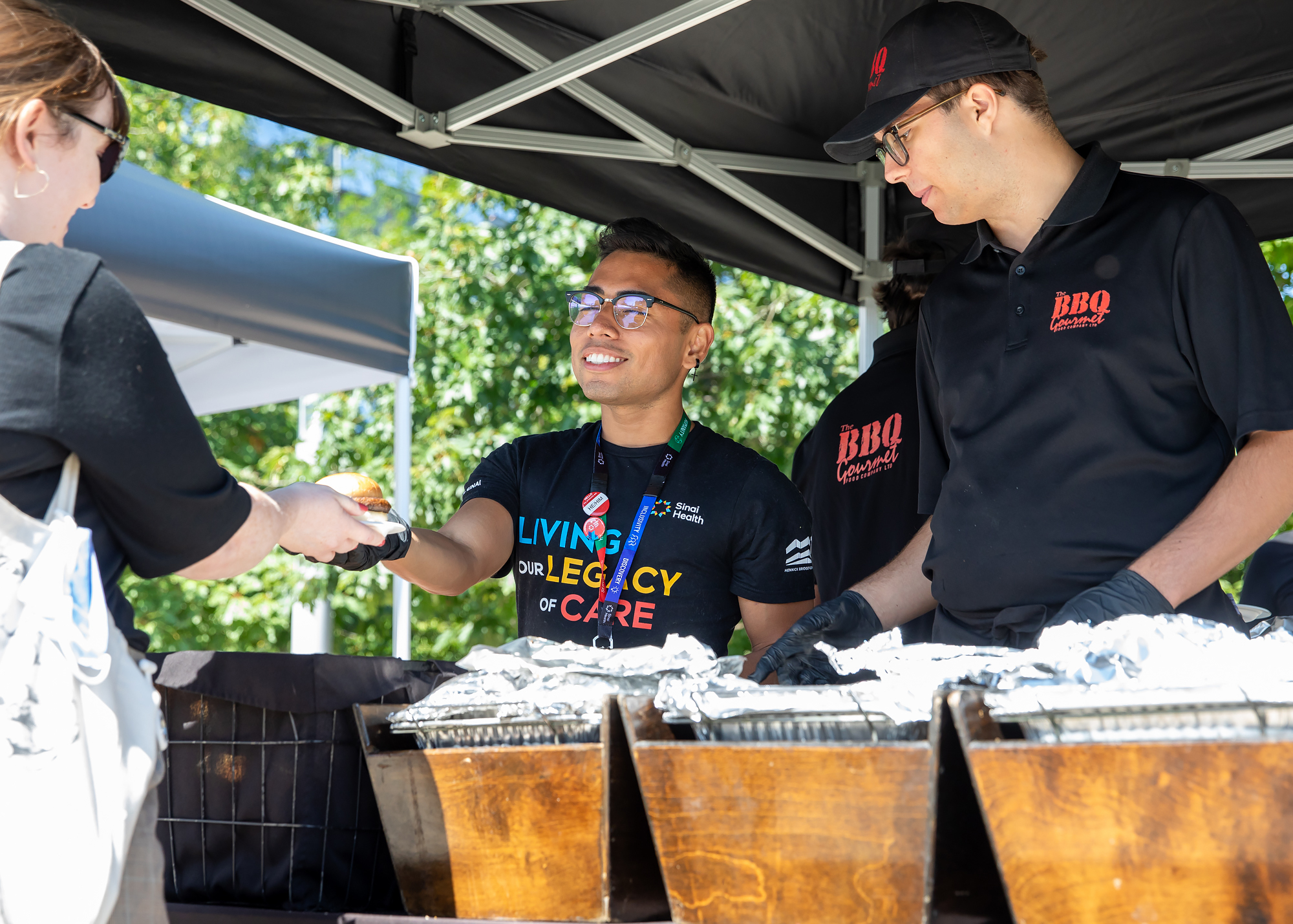 Celebrating together at Sinai Health’s People Appreciation BBQ