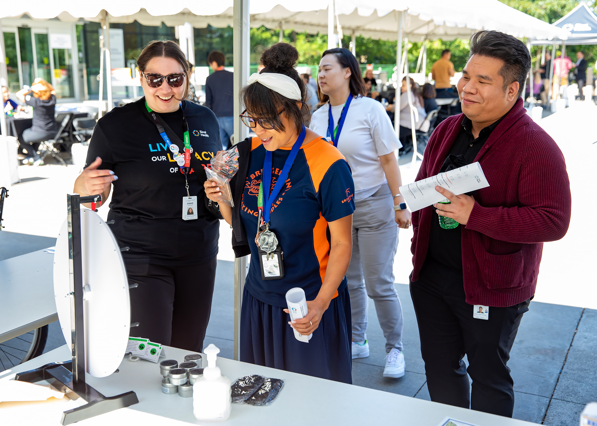 Celebrating together at Sinai Health’s People Appreciation BBQ