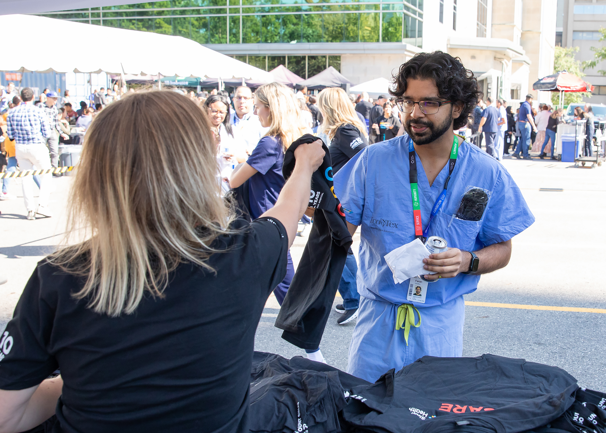 Celebrating together at Sinai Health’s People Appreciation BBQ