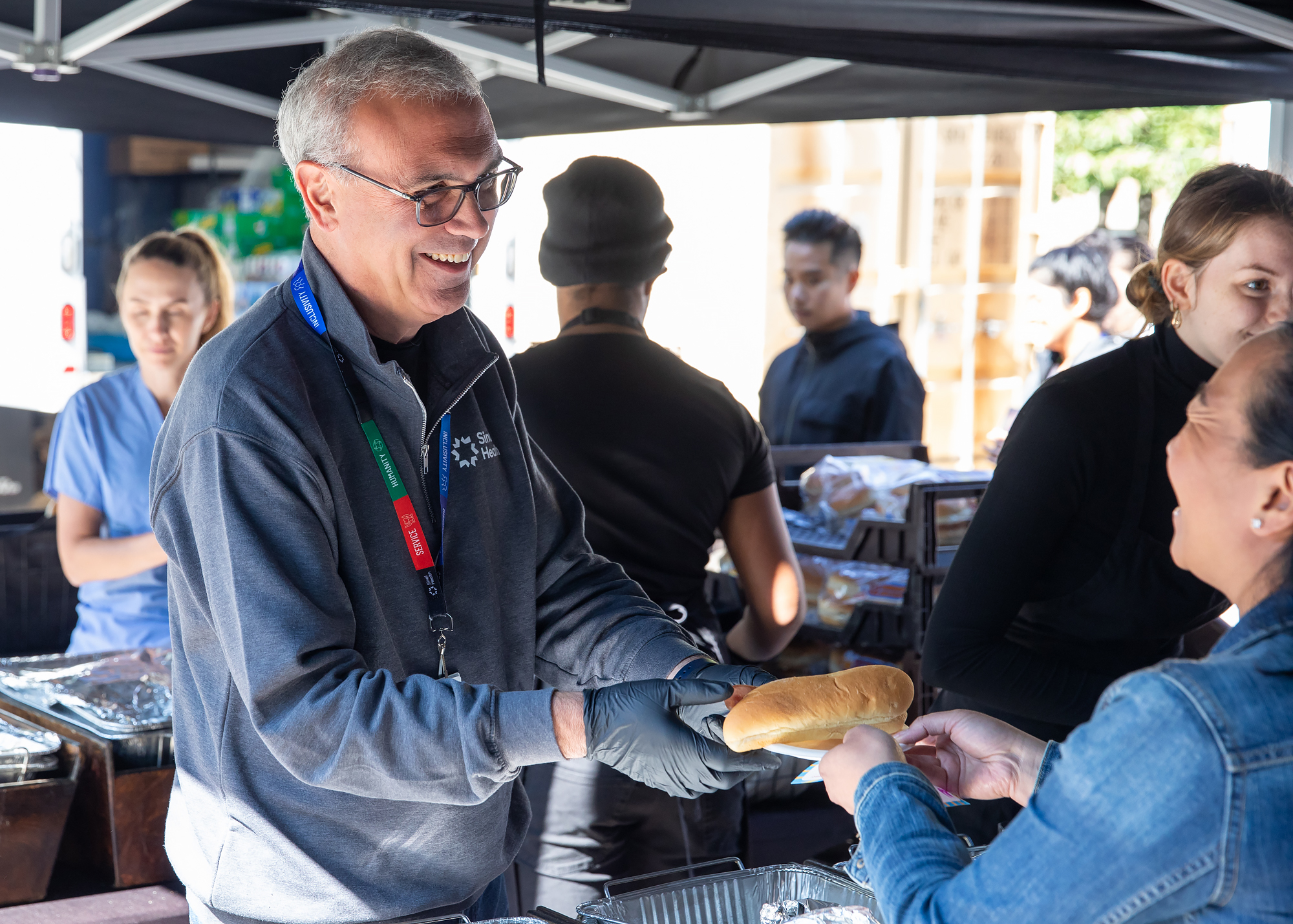 Celebrating together at Sinai Health’s People Appreciation BBQ