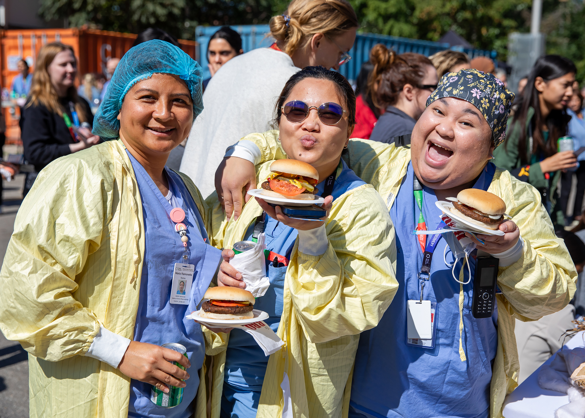 Celebrating together at Sinai Health’s People Appreciation BBQ