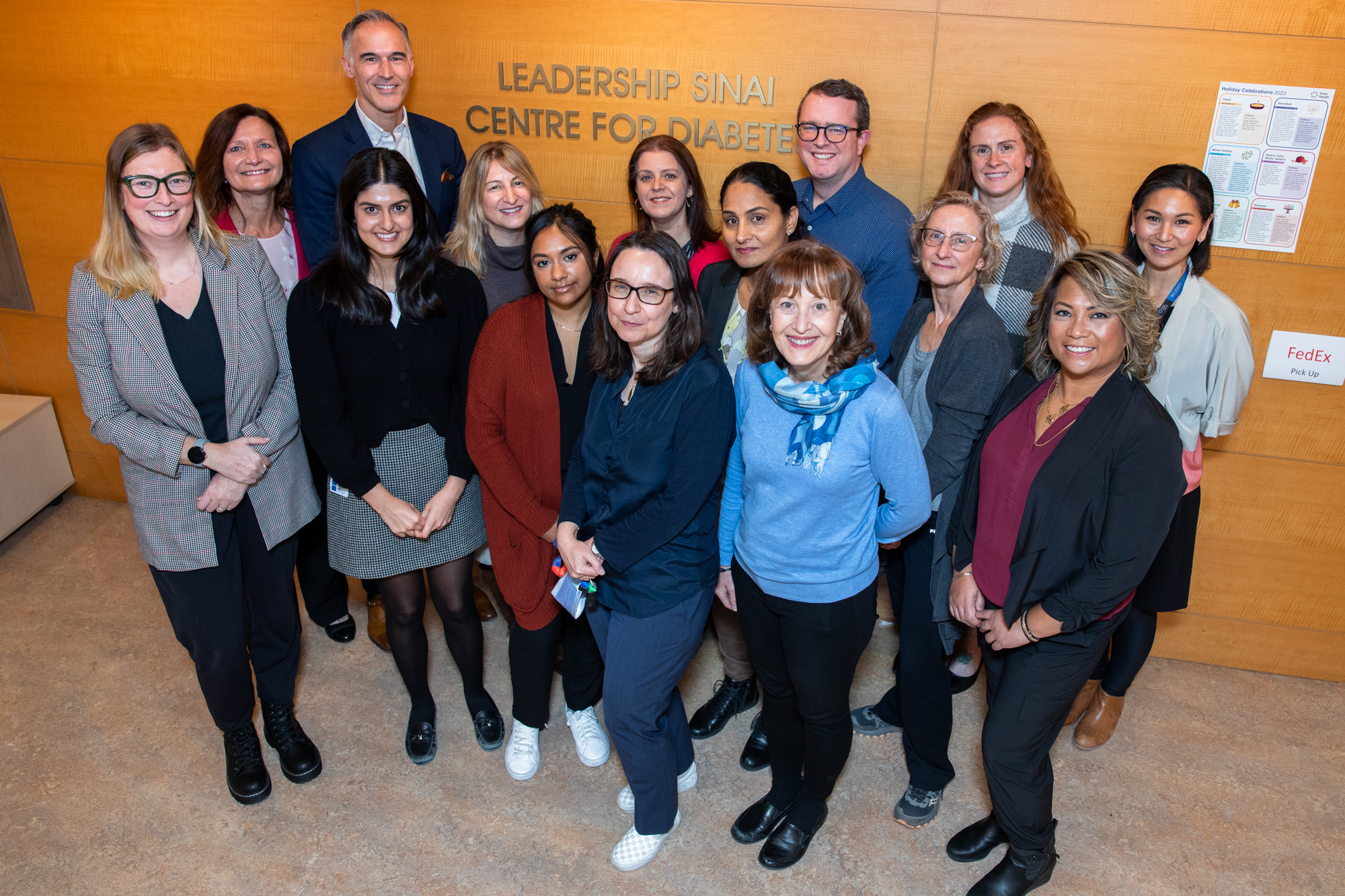 team of eight endocrinologists, five nurses specializing in diabetes, three dietitians and a psychiatrist 