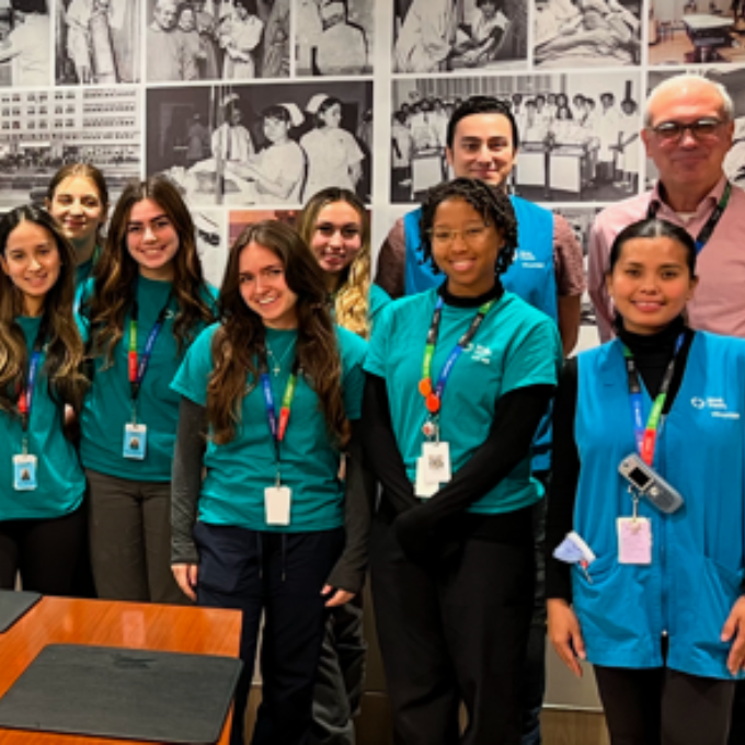 Group photo of co-op students with Dr. Gary Newton.