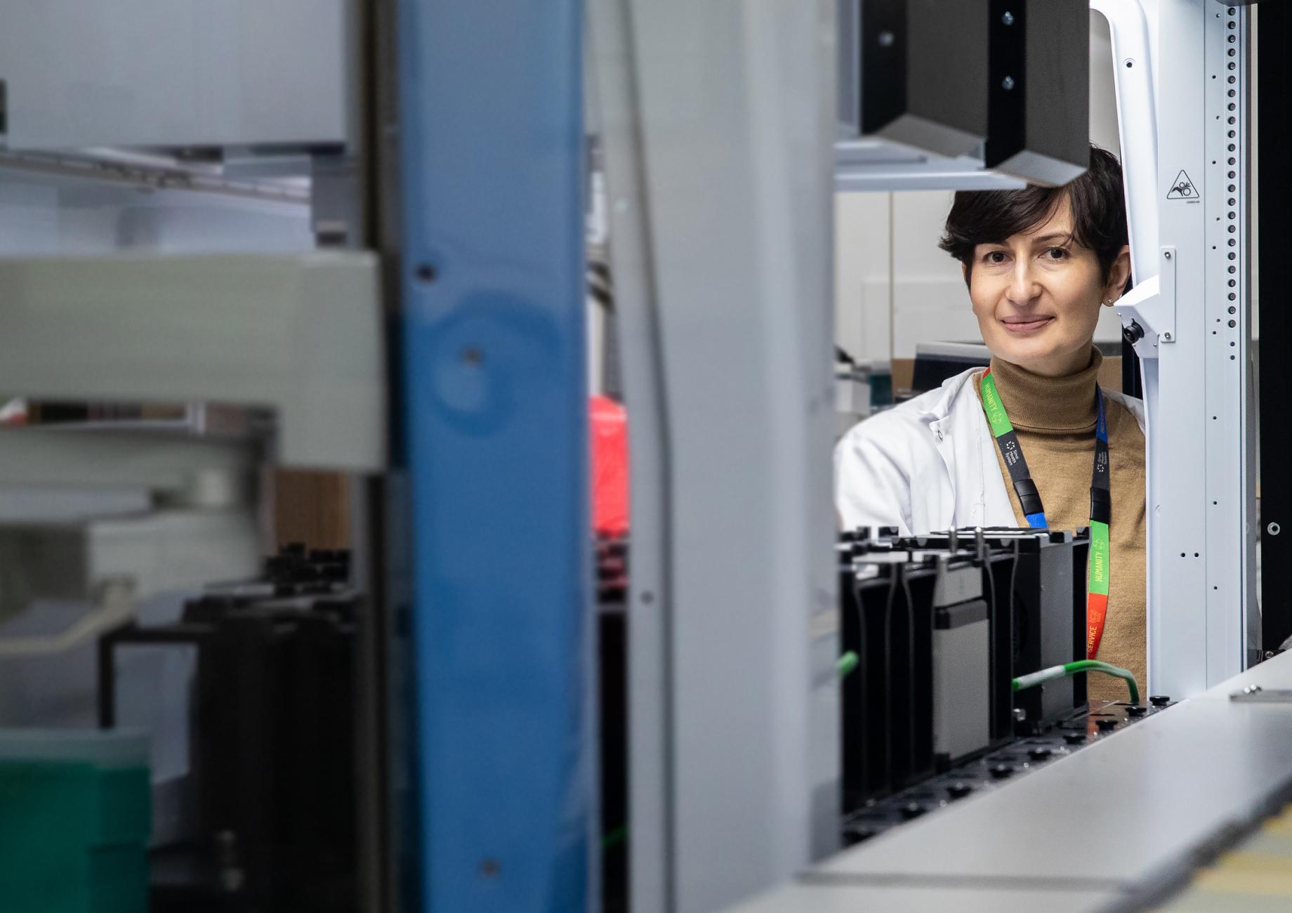 Mariam, a research technician in the LTRI