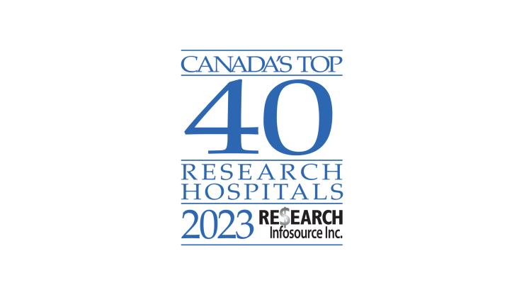 Canada's Top 40 Research Hospitals logo