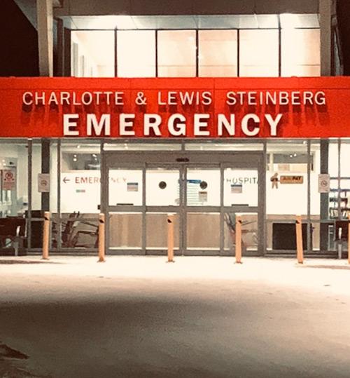 Emergency room entrance