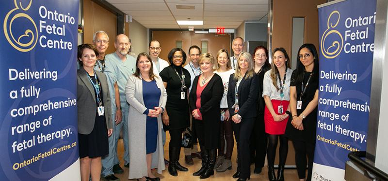 Team photo of the Mount Sinai Fertility Ontario Fetal Centre team