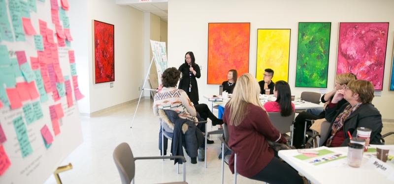 Bridgepoint’s Stroke Program teams preparing for their Stroke Distinction on-site visit from Accreditation Canada