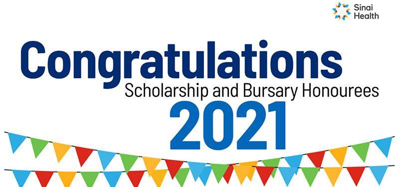 Congratulations Scholarship and Bursary Honourees 2021