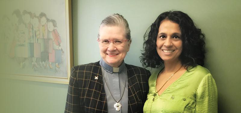 Reverend Nola Crewe and Dr. Sangeeta Mehta