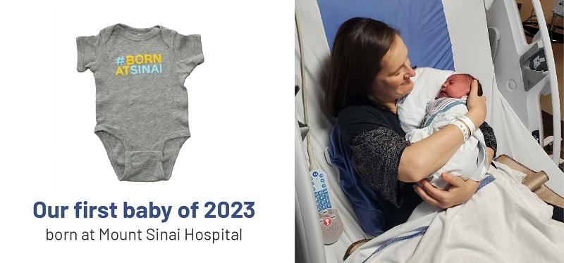 The first Mount Sinai baby of 2023