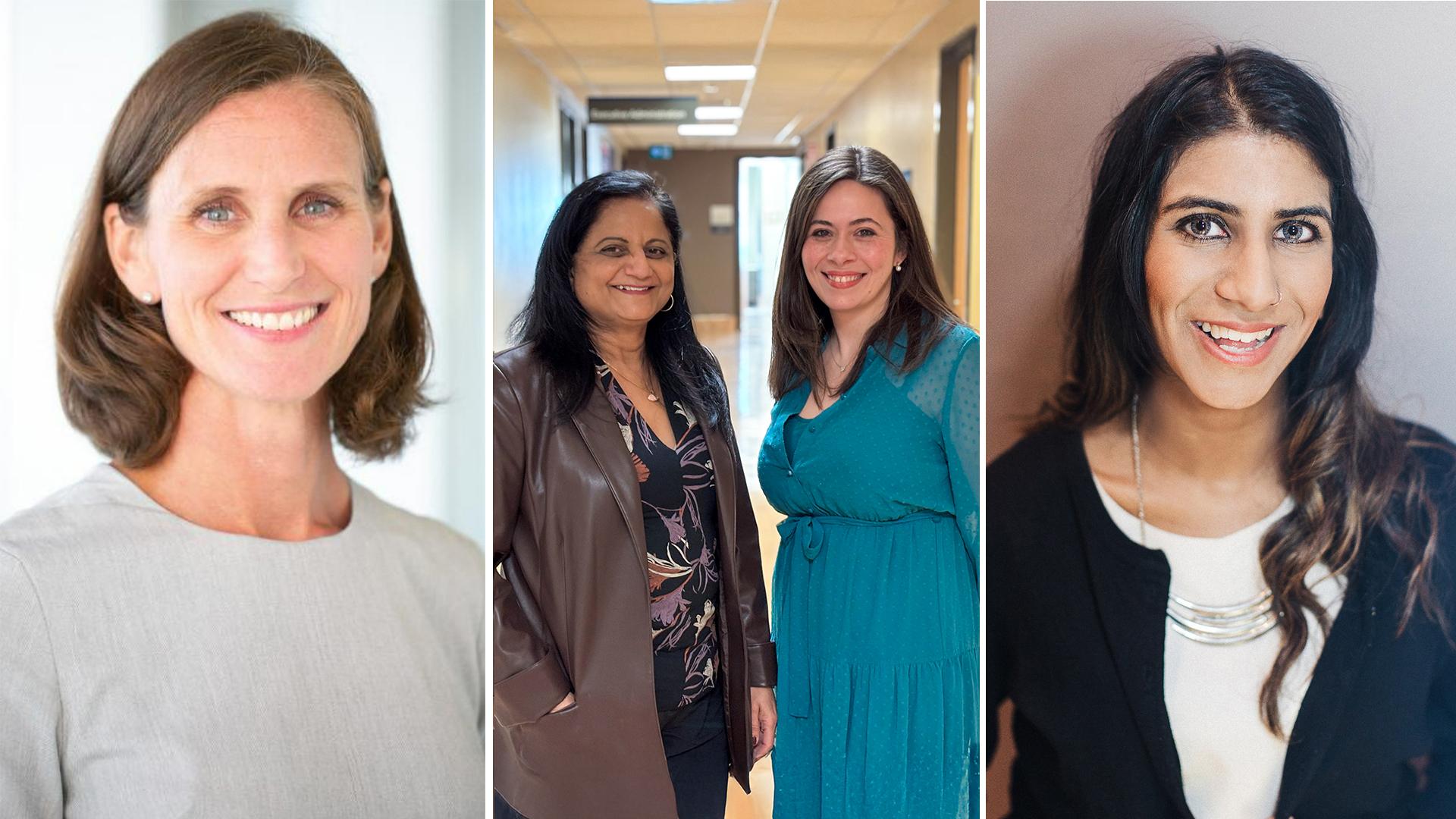 Collage of four Sinai Health employee headshots.