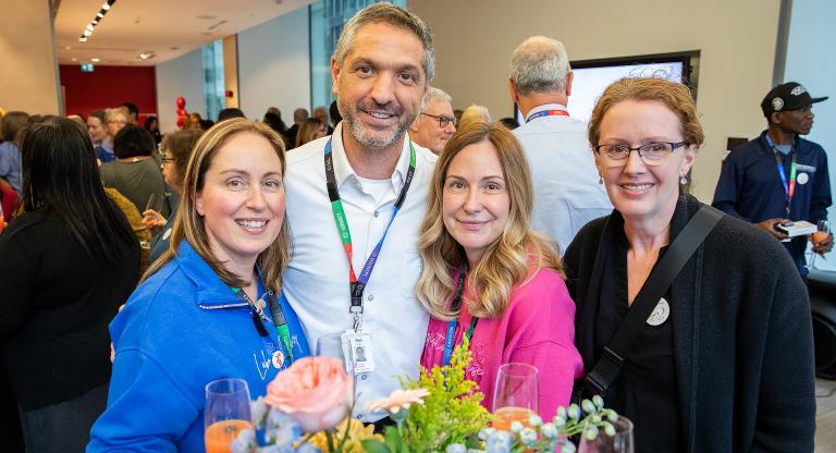 People celebrating together at Sinai Health’s Service Celebration.