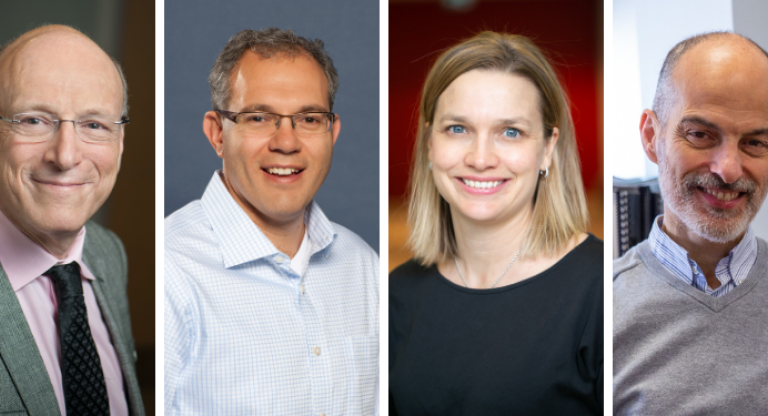 Headshots of Dr. Howard Ovens, Dr. Andrew Morris, Dr. Jennie Johnstone and Dr. Tony Mazzulli.