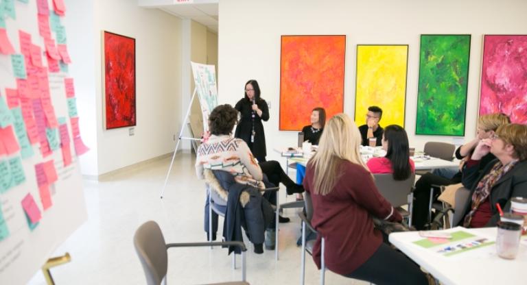 Bridgepoint’s Stroke Program teams preparing for their Stroke Distinction on-site visit from Accreditation Canada