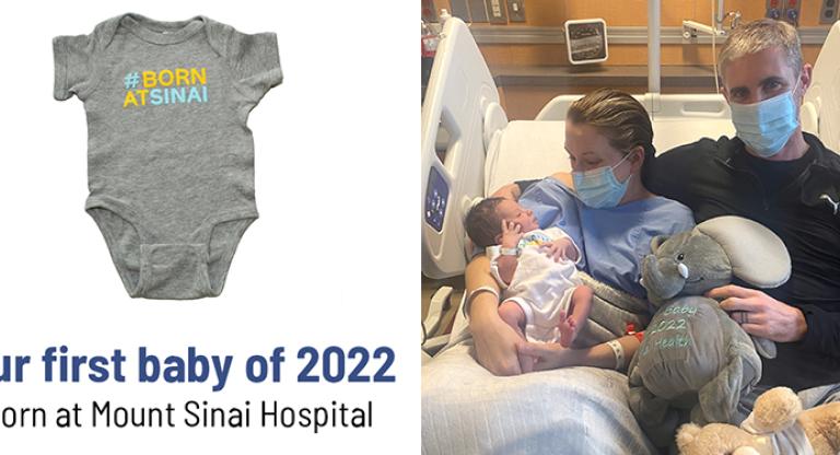 The first Mount Sinai baby of 2022