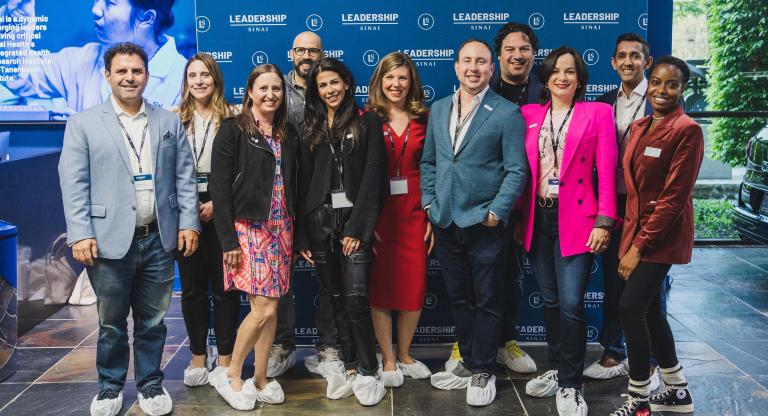 Group shot of leadership board