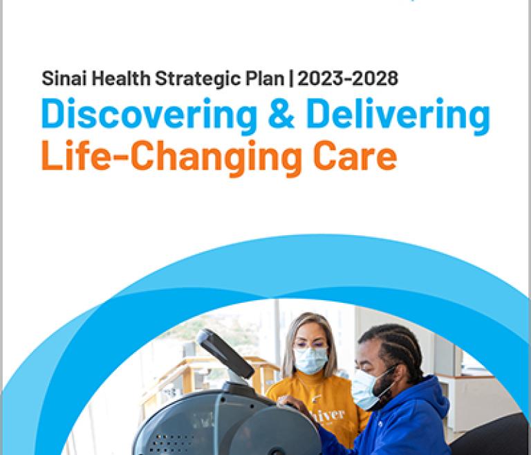 Sinai Health Strategic Plan cover